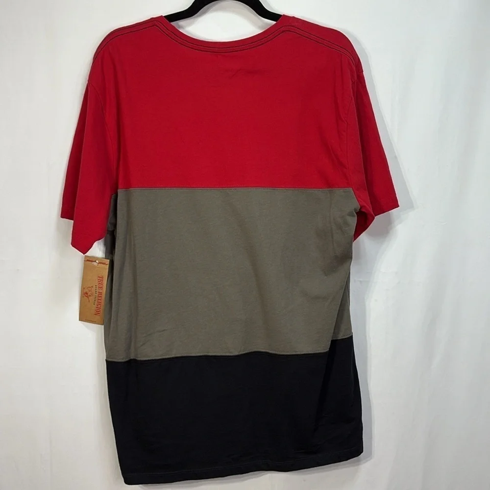 👂🏽 nwt the original true religion, Buddha Brand color blocked T-shirt